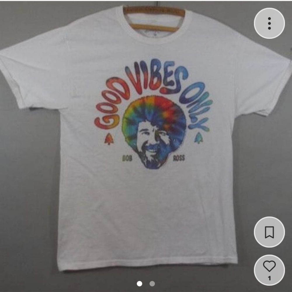 bob ross shirt. women’s s